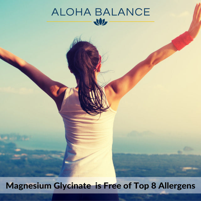 Magnesium Glycinate - Enzymatic and Physiological Functions Aid by Aloha Balance