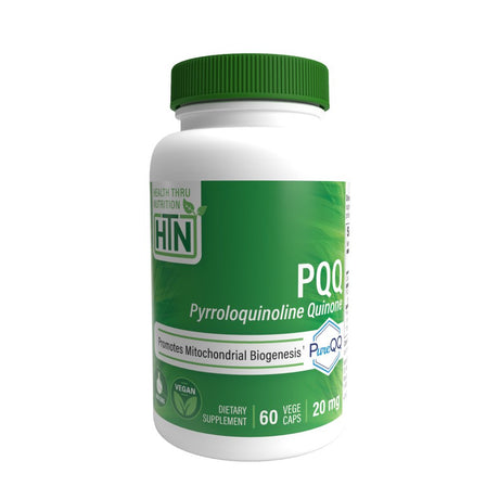 PQQ 20Mg (As Pureqq™) 60 Vegecaps (Non-Gmo) by Health Thru Nutrition