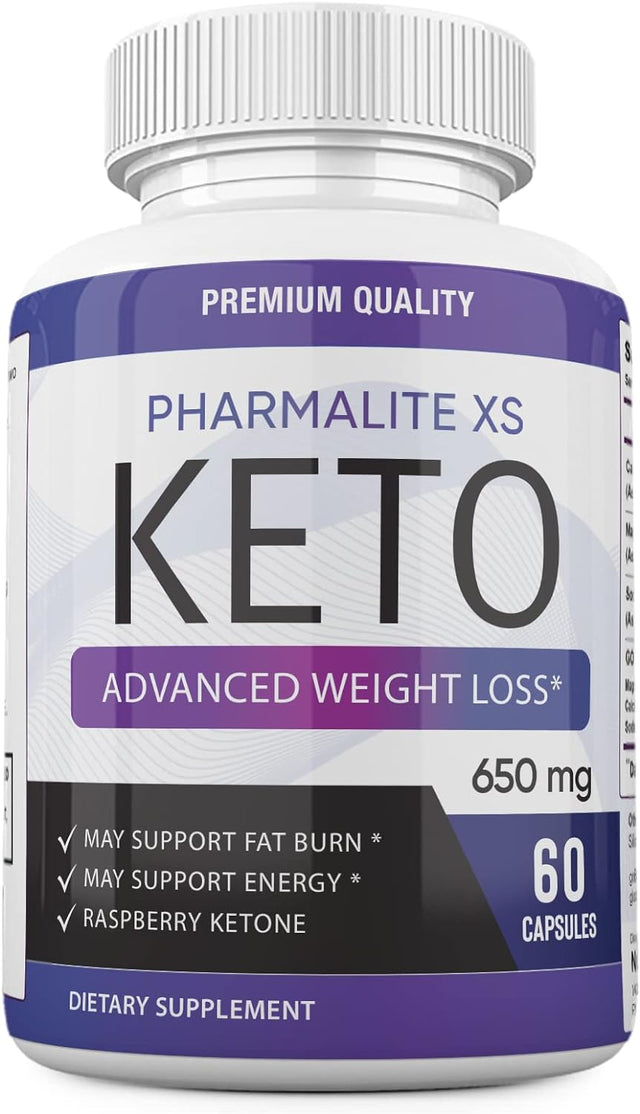 Pharmalite XS Keto Pills, Pharmalite XS Keto Advanced Weight Loss 800Mg - 60 Capsules