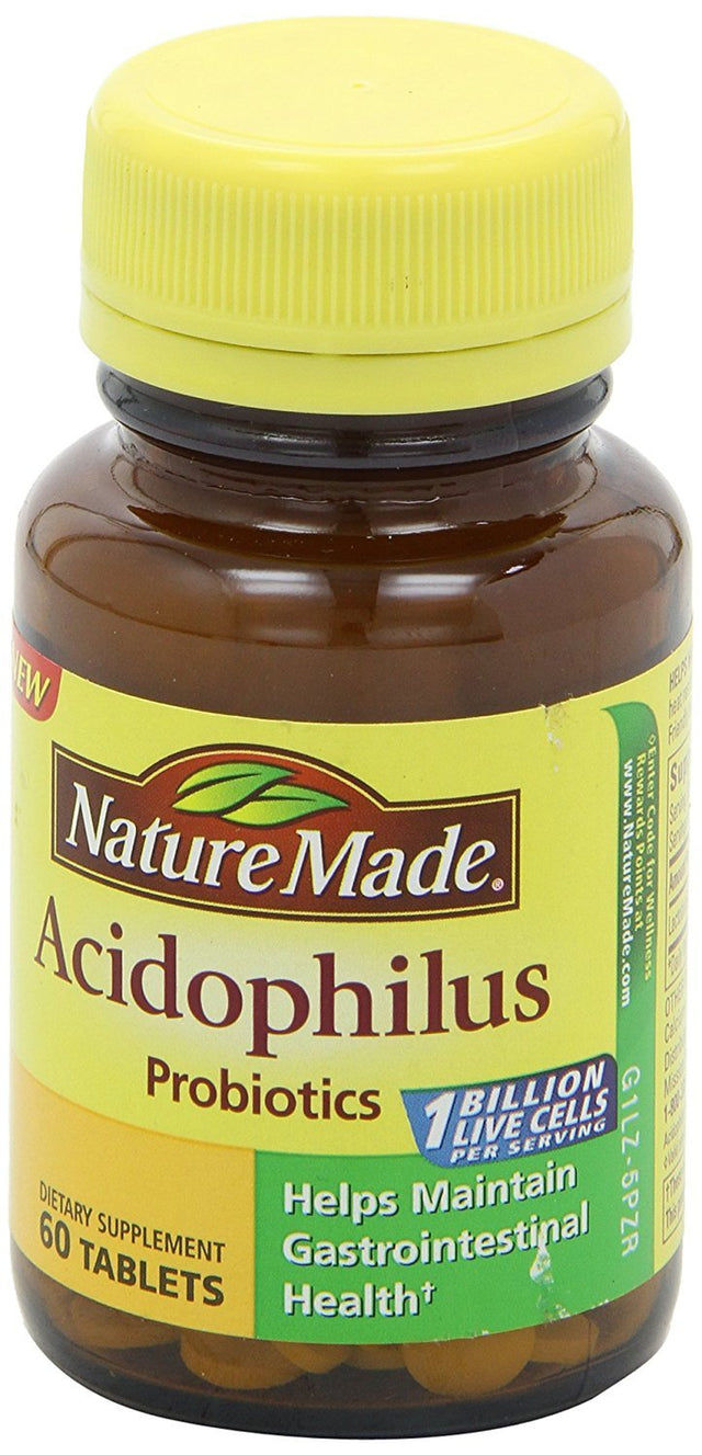 Nature Made Acidophilus Probiotics, 60 Count