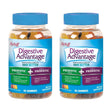 Digestive Advantage Prebiotic Fiber plus Probiotic Gummies, 65 Count (Pack of 2)