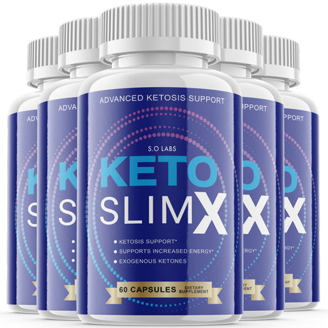 (5 Pack) Keto Slim X Pills Advanced Weight Management Nature Keto Slimx Advance Supplement Capsules Tablets Ketoslimx (300 Capsules)