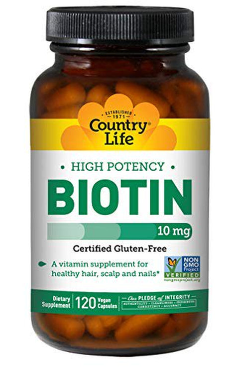 Biotin High Potency 10 Mg 120 Veg Caps