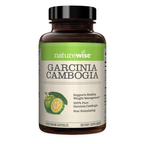 Naturewise Garcinia Cambogia Extract, HCA Appetite Suppressant and Weight Loss Supplement, 500 Mg, 180 Ct