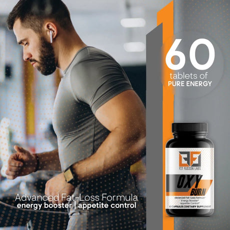 Oxy Burn Thermogenic Fat Burner & Weight Loss Supplement for Men and Women - Appetite Suppressant & Metabolism/Energy Booster