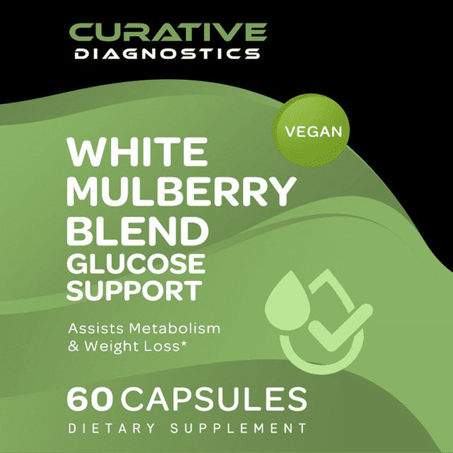 White Mulberry Leaf Blend, Blood Sugar Natural Support by Curative Diagnostics