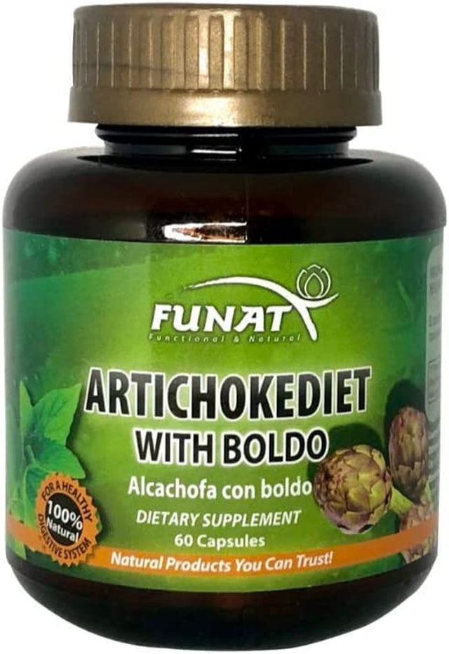 ARTICHOKEDIET with Boldo | ALCACHOFA CON Boldo | Herbal Supplement for Slimming and Digestion - 60 Capsules