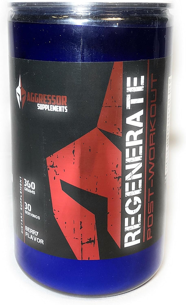 Regenerate BCAA Amino Acids Recovery Energy 30 Servings (Berry, 30 Servings)