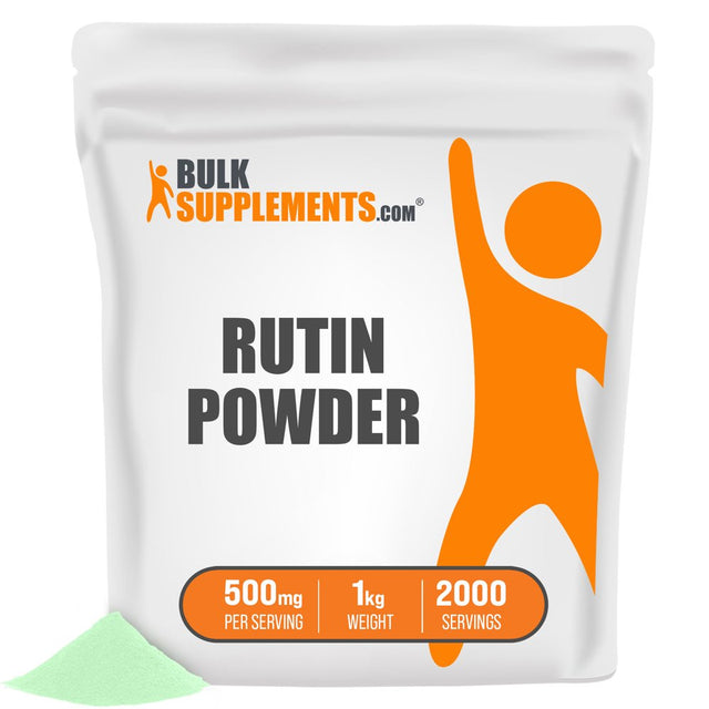 Bulksupplements.Com Rutin Powder, Antioxidant Supplement for Blood Circulation Support and Brain Support (1 Kilogram - 2.2 Lbs - 2000 Servings)