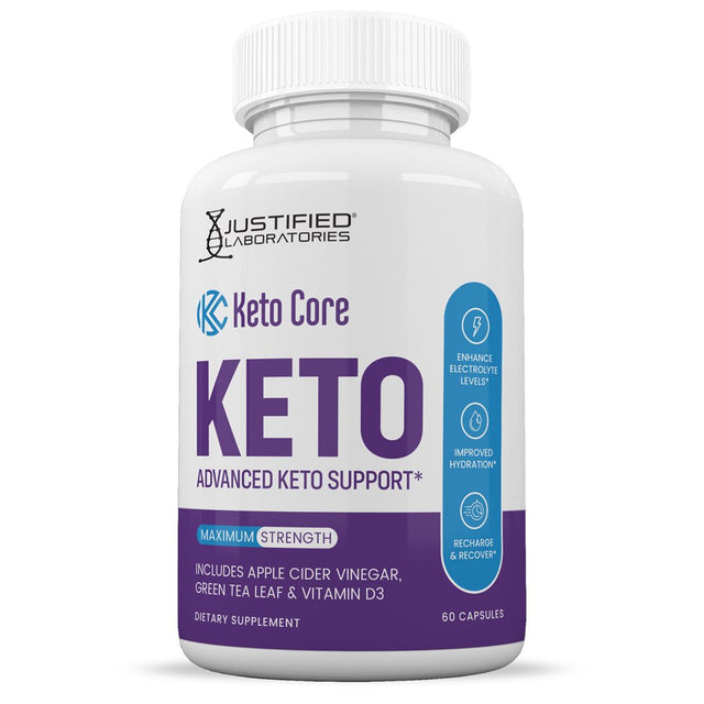 (2 Pack) Keto Core ACV Pills 1275Mg Alternative to Gummies Dietary Supplement 120 Capsules