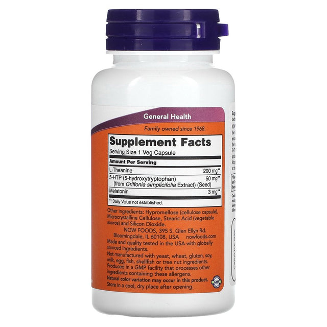 NOW Foods, Sleep Regimen 3-In-1, 90 Veg Capsules