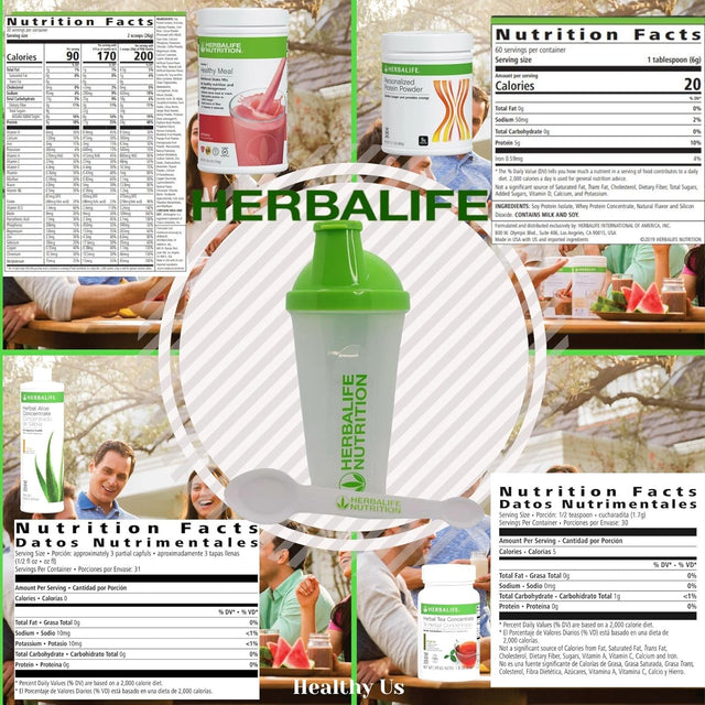 HERBALIFE COMBO FIVE FORMULA 1 Healthy Nutritional Shake Mix (Wild Berry 750G)-Herbal ALOE CONCENTRATE PINT 473Ml-Personalized PROTEIN POWDER 360G-Herbal TEA CONCENTRATE 51G with SHAKER CUP and SPOON