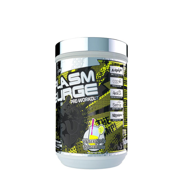 GLAXON Plasm Surge Non-Stim Pre-Workout - Pineapple Lemonade - 14.8 Oz