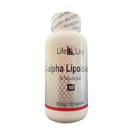 Lifelink'S R-Alpha-Lipoic Acid | 100 Mg X 120 Capsules | Antioxidant, Metabolism | Gluten Free & Non-Gmo | Made in the USA