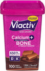 Viactiv Calcium + Vitamin D Supplement Soft Chews, Milk Chocolate, 100 Ct