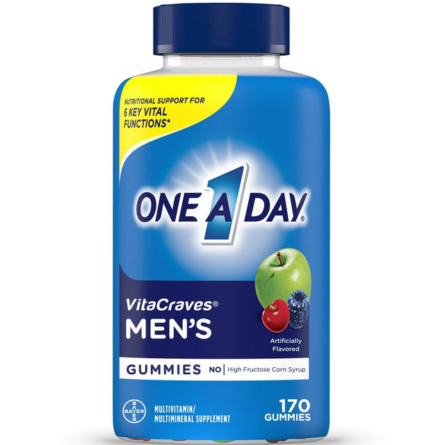 One a Day Men'S Gummy Multivitamin, Multivitamins for Men, 170 Count