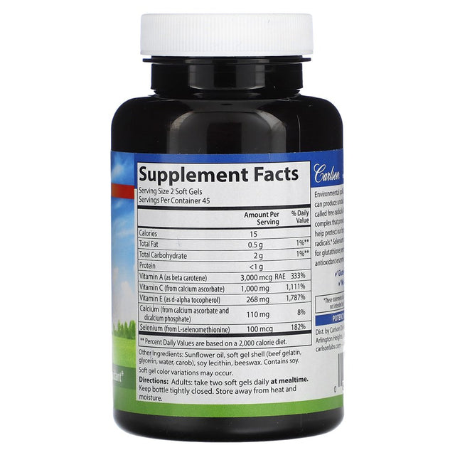 Carlson Labs - ACES Antioxidants - 90 Softgels