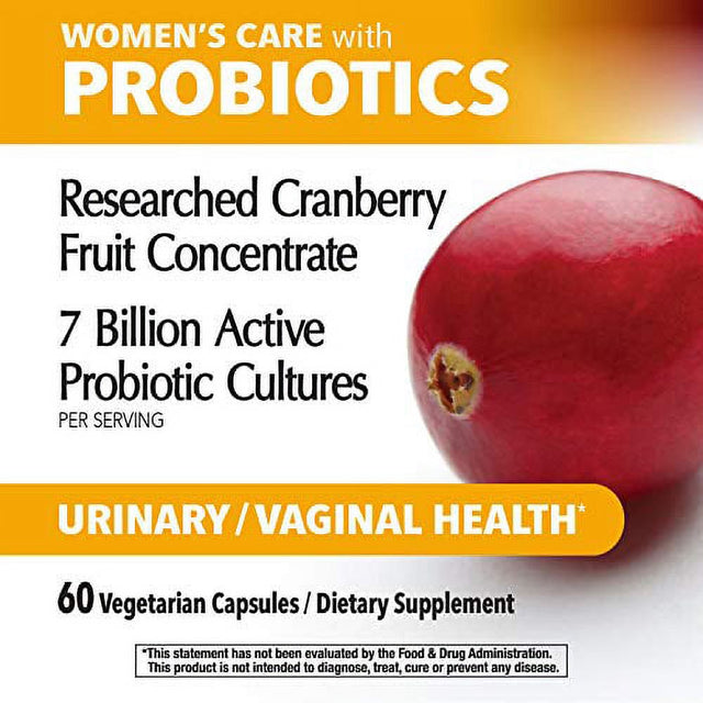 Nature'S Way Cranrx Bioactive Cranberry with Probiotics, Supports Urinary Health*, 60 Capsules