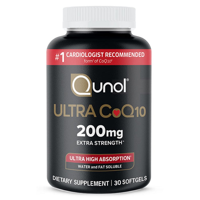 Qunol Ultra Coq10 Softgel, 200Mg, Heart Health Dietary Supplement, 30 Count