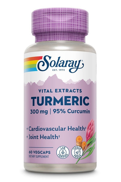 Solaray Turmeric -- 300 Mg - 60 Vegcaps