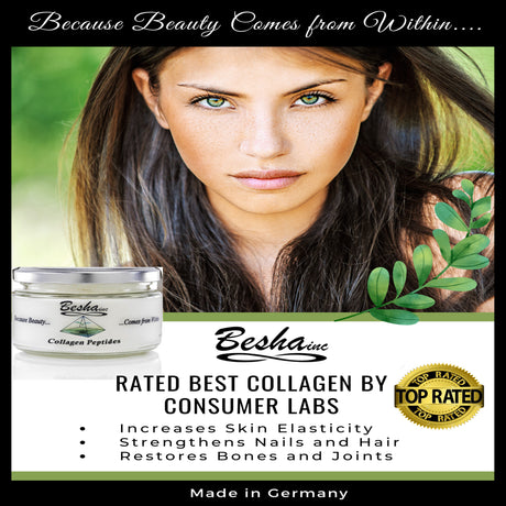 Besha Collagen - Verisol Collagen Bioactive Peptides (Natural Collagen Powder) Made in Germany