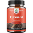 Omega Flaxseed Oil 1000Mg per Serving - Flax Seed Oil Softgel for Brain Support Constipation Relief Cycle Support and Heart Health Supplement - Natural Omega 3 6 9 Supplement for Hair Skin and Nails