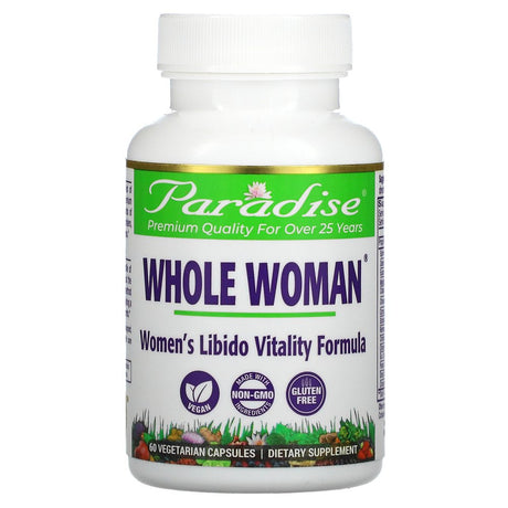 Paradise Herbs Whole Woman, Women'S Libido Vitality Formula, 60 Vegetarian Capsules