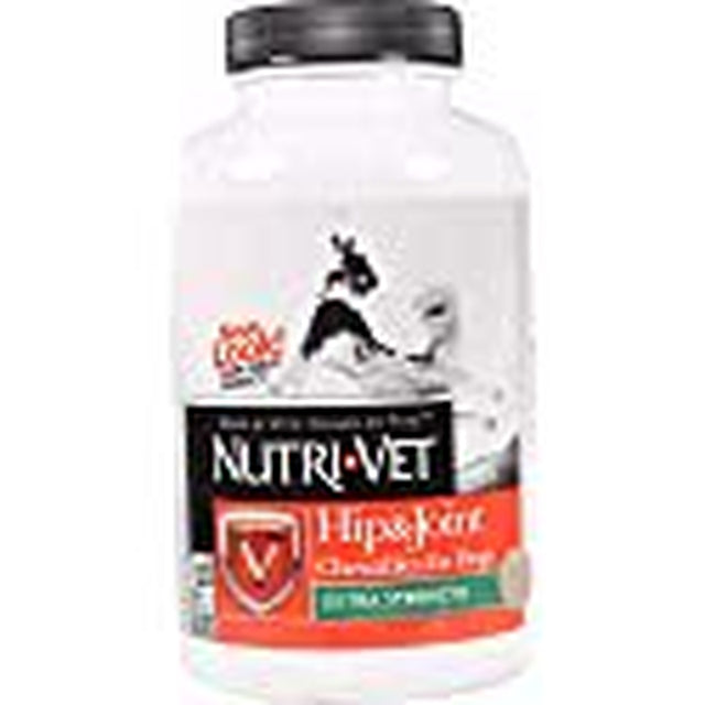 Nutri-Vet Hip & Joint Extra Strength Chewables for Dogs, 120 Count