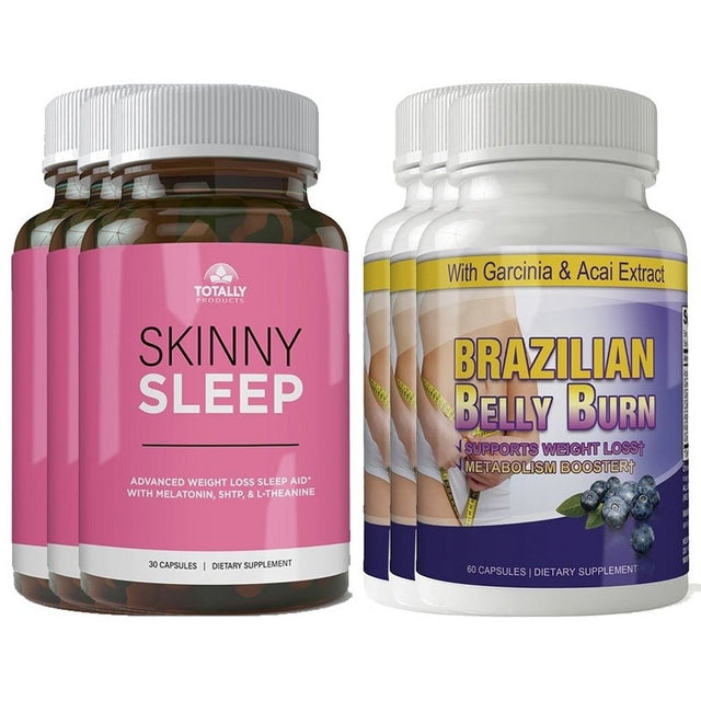 Skinny Sleep and Brazilian Belly Burn Combo Pack