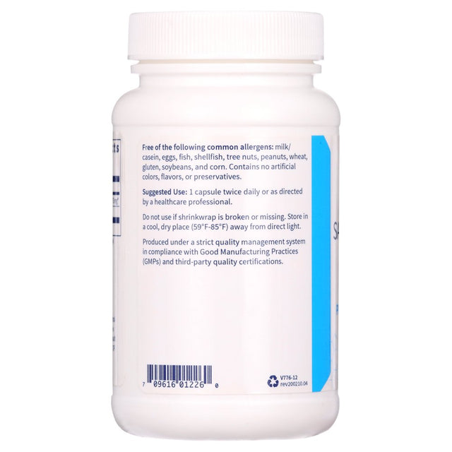 Klaire Labs Saccharomyces Boulardii Probiotic - Acid Resistant & Shelf-Stable Probiotic Supplement to Help Support Healthy Yeast Balance, Immune & Digestive Health - Hypoallergenic, Dairy-Free (120Ct)