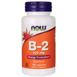 NOW Supplements, Vitamin B-2 (Riboflavin) 100 Mg, Energy Production*, 100 Veg Capsules