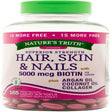 Nature'S Truth Superior Strength Hair, Skin & Nails with 5000 Mcg Biotin Liquid Softgels 165 Ea (Pack of 2)