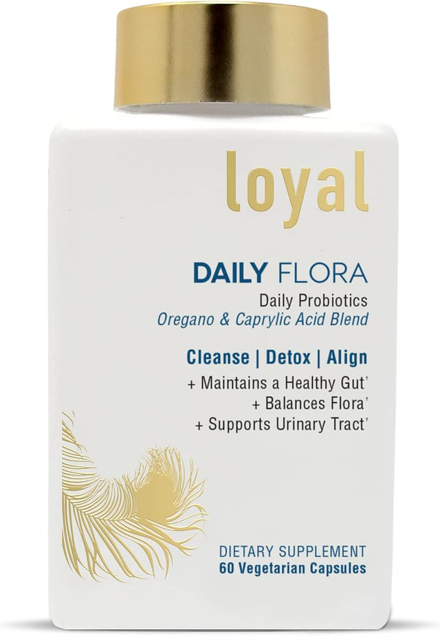 Daily Flora - Flora Ph Balancing Oral Supplement - Daily Probiotics - Maintains a Healthy Gut - Balances Flora - Supports Urinary Tract (60 Capsules)