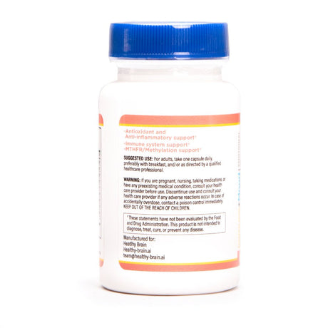 Healthybrain Immune + Mood Boost 30 Days Vitamin B1, B2, B3, B5, B6, B9, B12, Zinc, Selenium, N-Acetyl-Cysteine (NAC)