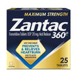 Zantac 360 Maximum Strength Prevents & Relieves Heartburn 20Mg Tablets /Acid Reducer 25Ct