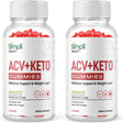 (2 Pack) Simpli Health ACV Keto Gummies - Energy & Focus Boosting Dietary Supplements for Weight Management & Metabolism - Fat Burn - 120 Gummies