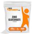 Bulksupplements.Com Zinc Gluconate Powder - Vitamin Zinc - Vegan Zinc - Raw Zinc - Elemental Zinc - Pure Zinc (1 Kilogram - 2.2 Lbs)