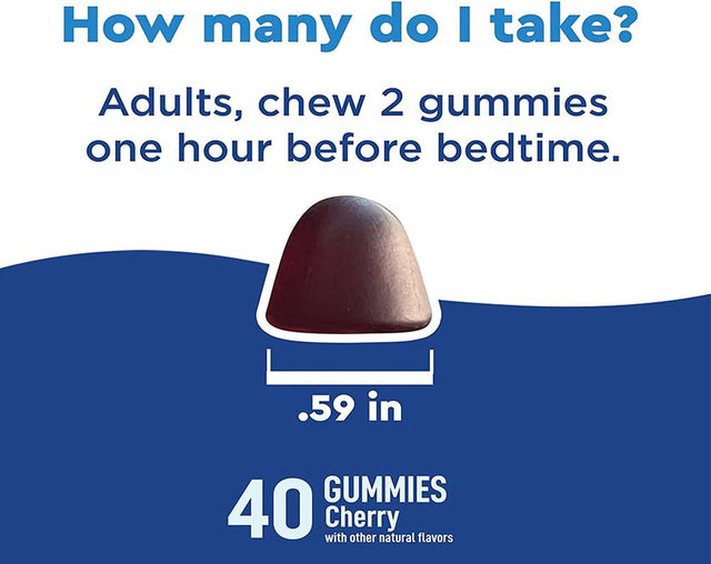 Nature Made Wellblends Fall Asleep Faster Gummies Cherry Flavor - 40 Ct