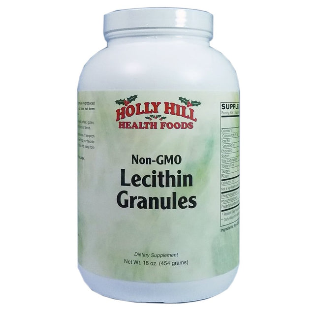 Holly Hill Health Foods, Non GMO Lecithin Granules, 16 Ounces