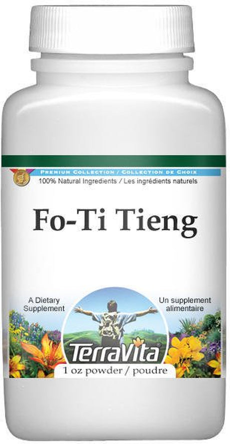 Terravita Fo-Ti Tieng - Ho Shou Wu - Powder, (1 Oz, 1-Pack, Zin: 511037)