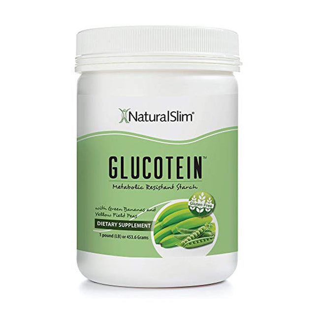 Naturalslim Glucotein® Resistant Starch - Organic Green Banana & Peas Powder, 1 Lb