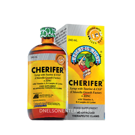 Cherifer Syrup Taurine & CGF + ZINC 240Ml