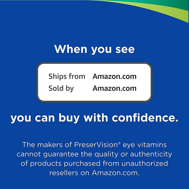 Preservision AREDS 2 Eye Vitamin & Mineral Supplement, Contains Lutein, Vitamin C, Zeaxanthin, Zinc & Vitamin E, 120 Softgels (Packaging May Vary)