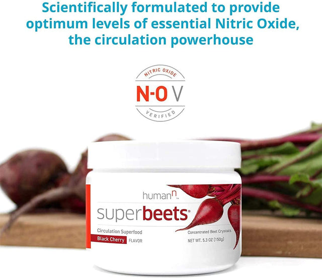 Humann Superbeets Black Cherry Powder & N.O. Indicator Test Strips