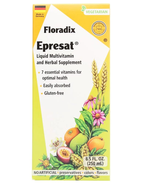 Gaia Herbs - Floradix Epresat Liquid Vegetarian Multivitamin - 8.5 Fl. Oz.