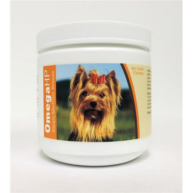 Healthy Breeds Yorkshire Terrier Omega HP Fatty Acid Skin and Coat Support Soft Chews