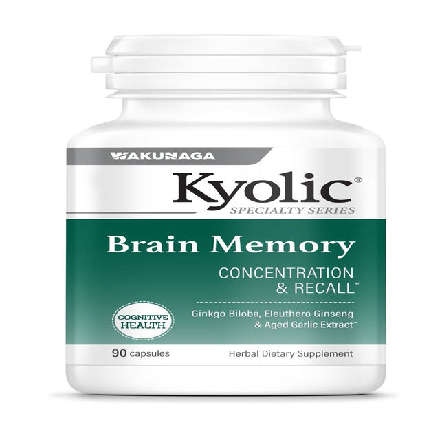 Kyolic - Aged Garlic Extract Ginkgo Biloba plus Memory - 90 Capsules