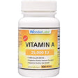 Natural Vitamin a Oil 25,000 IU, as Retinyl Palmitate, from Cod Fish Liver Oil – 100 Softgels