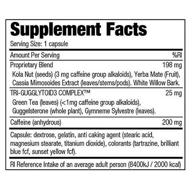 Stacker 2 Fat Burner Capsules 100 Ct | Ephedra Free Energy Supplements | Diet Pills Fat Burners for Weight Loss | Appetite Suppressant for Weight Loss | Metabolism Booster | Natural Energy Supplement