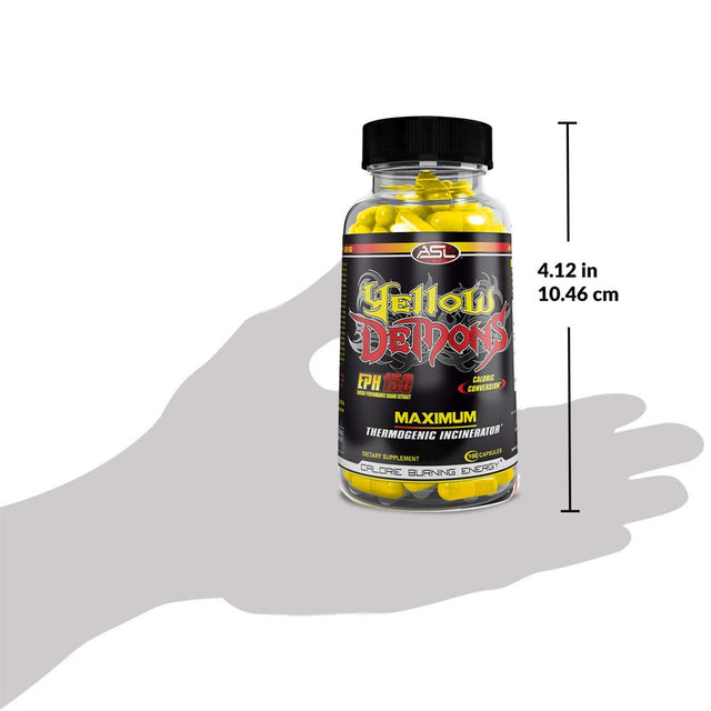 YELLOW DEMONS Thermogenic Fat Burner Anabolic Science Labs, Best 100% Complete All in One Appetite Suppressant, Clean Energy, Weight Loss, Fat Cutter